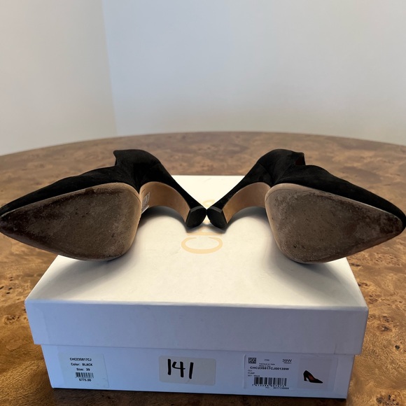 Chloe Oli Black Suede Pumps - Picture 10 of 16